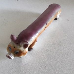 Antique pig salt and pepper shaker